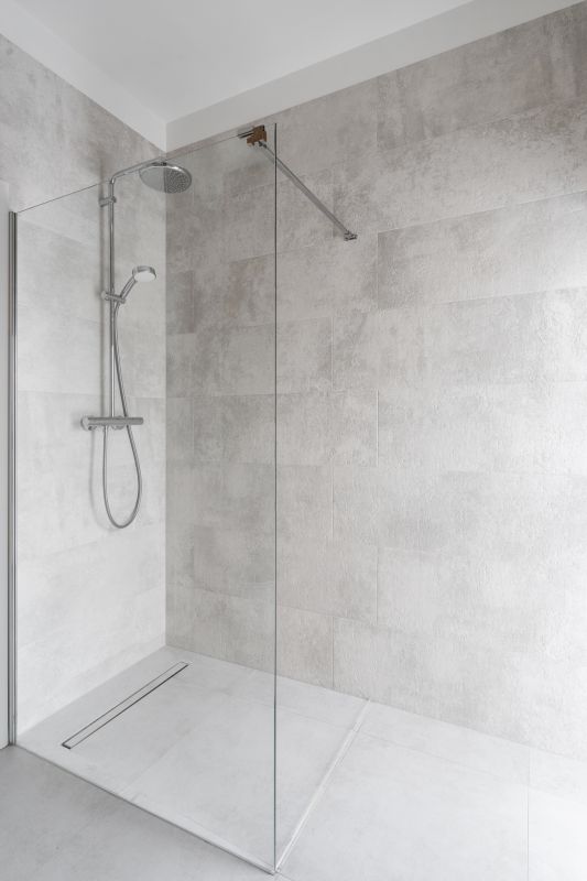 Luxury Shower with Glass Enclosure
