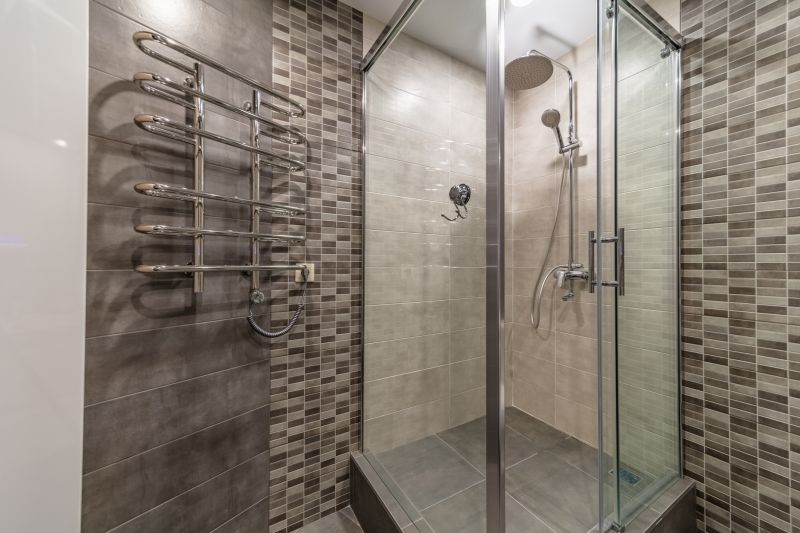 Contemporary Bathroom Shower Area